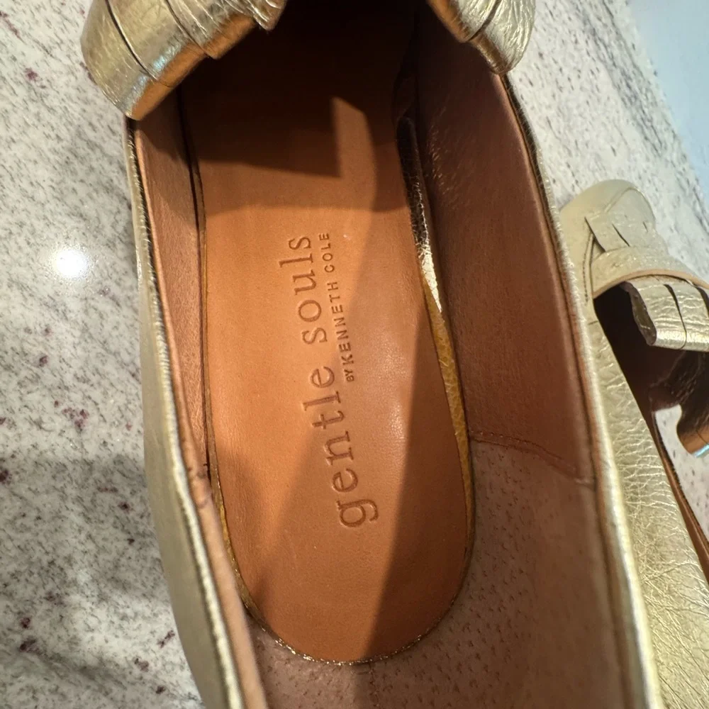 Gentle Souls Kenneth Cole chunky heel loafer 9.5 - Picture 3 of 7